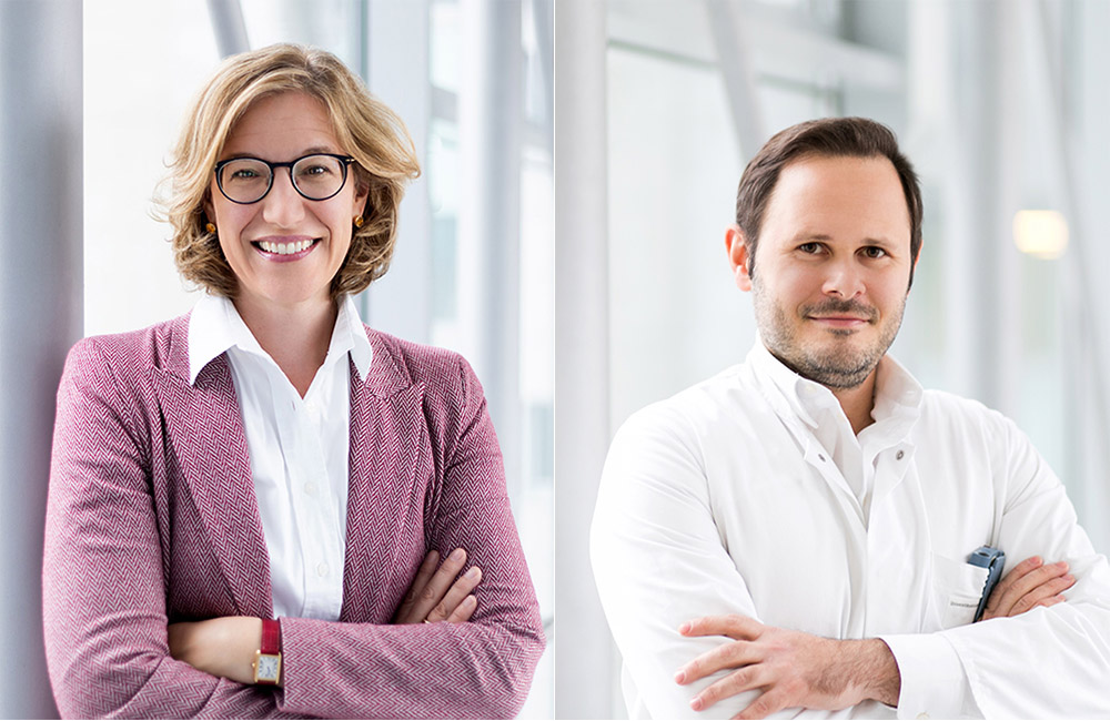 Prof. Dr. med. Verena Keitel-Anselmino und PD Dr. med. Aristotelis Perrakis